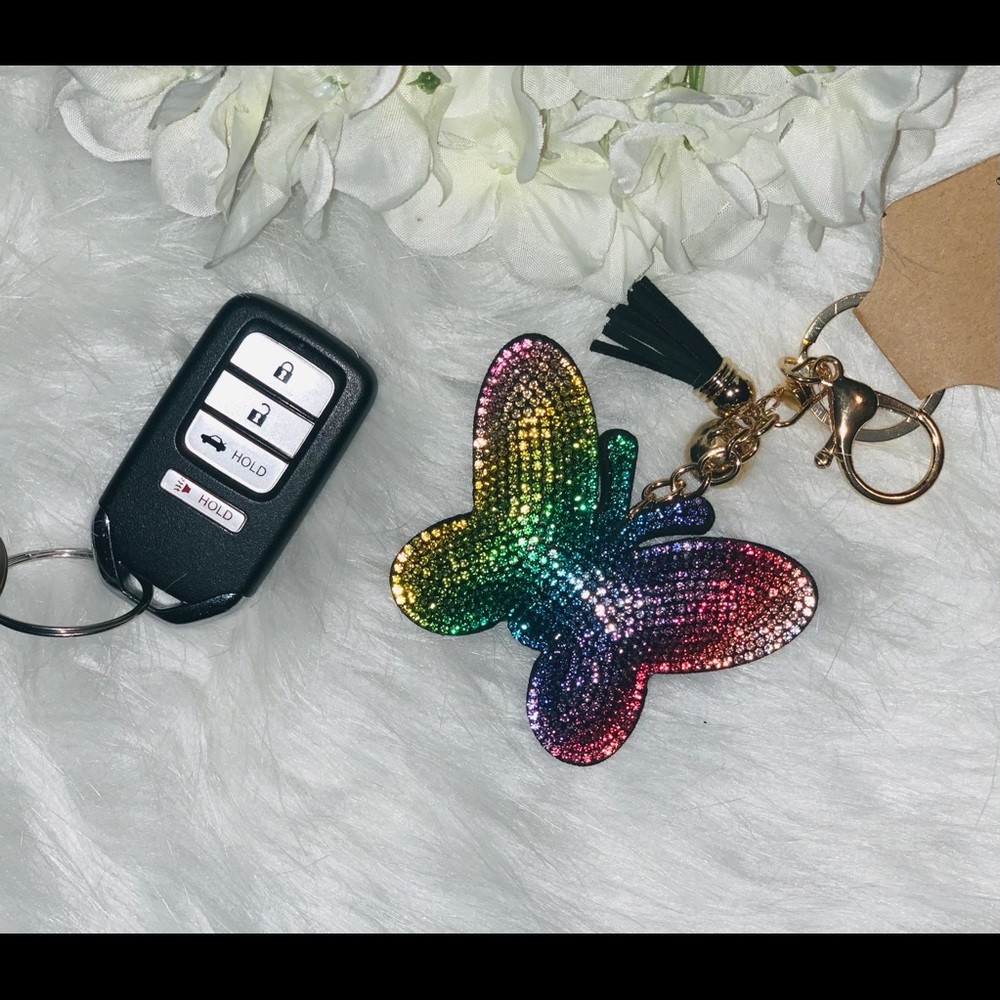 Blinged out 3D keychain